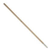Wooden handle stick on white